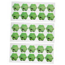 100pcs Hydroponic Plant Labels for Indoor Garden, SelfAdhesive Green Stickers for Quick Identification