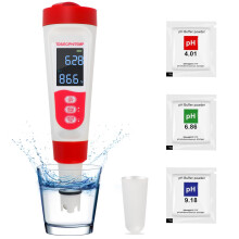 4 in 1 Digital Water Tester PH TDS EC Temperature Meter with LCD for Drinking Water Pools Aquariums