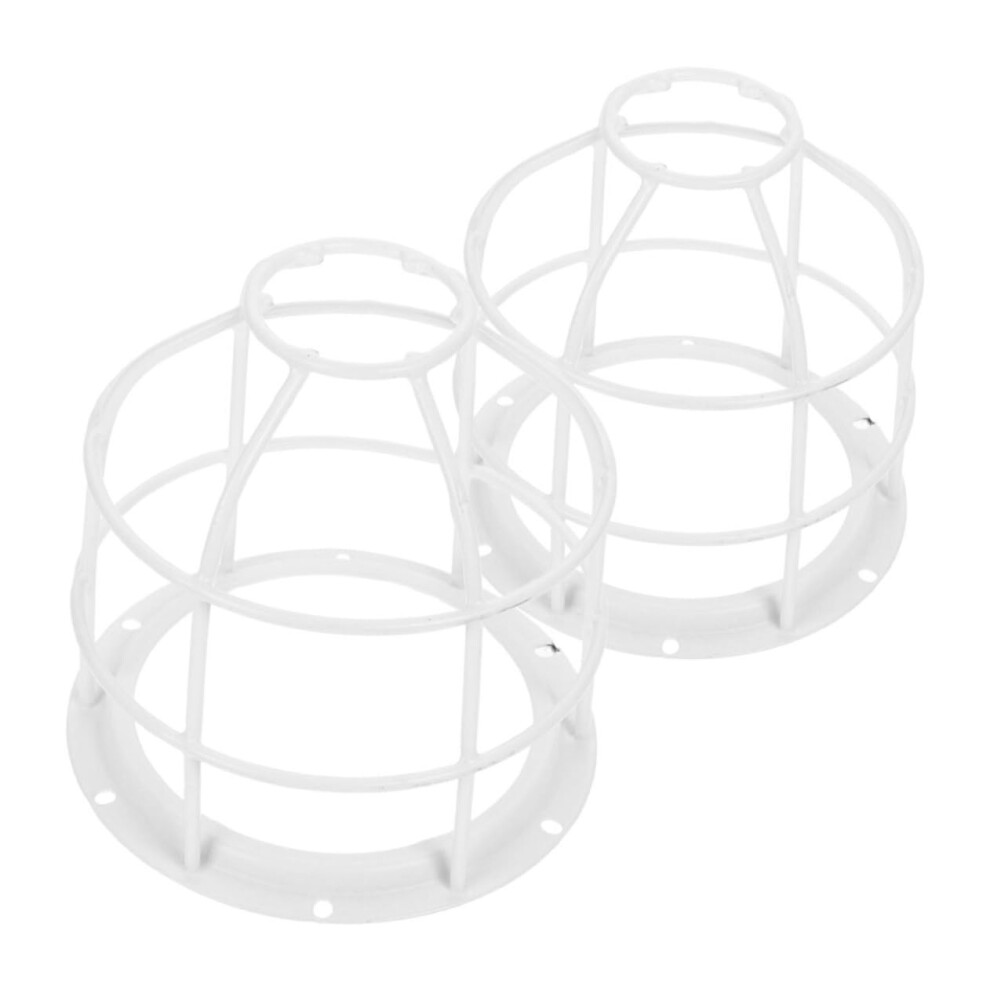Sprinkler Head Guard And Light Bulb Cage With Impact Protection For Smoke Detector Safety 2Pcs 9092120082708