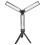 Rechargeable LED Work Light with Tripod, Foldable ThreeSided Lamp for Camping and Outdoor Use 1