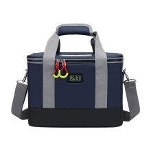 Empty First Aid Bag Compact Oxford Emergency Organizer for Travel Home Office Gym, Dark Blue