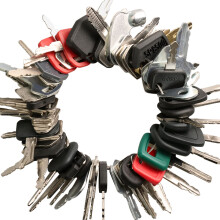60 Piece Heavy Equipment Key Set with Wide Compatibility for Loaders and Excavators