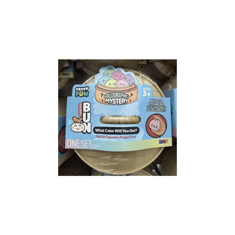 Crazy Fun Rainbow Mystery Squishy Bun Mystery Dumpling Glitter Viral