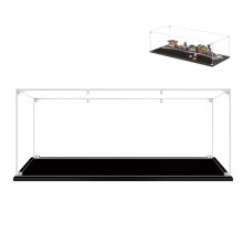 Display Case for 10254 Winter Holiday Train, Clear Acrylic Dustproof Box with Durable Structure