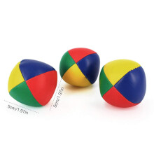 3Piece Soft Juggling Ball Set for Beginners, Mini Easy Grip Balls for Kids and Practice