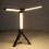 Rechargeable LED Work Light with Tripod, Foldable ThreeSided Lamp for Camping and Outdoor Use 5