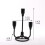 Elegant 3 Arm Iron Taper Candle Holders For Dining Table-Black 4