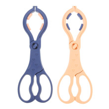 2pcs Bottle Clamp and Feeding Tongs Set, Temperature Resistant, Ergonomic Grip for Baby Nursing Bottles