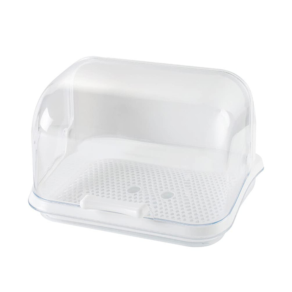 Baby Bottle Drying Rack with Anti‑Dust Cover, 2 in 1 Dry and Store Organizer for Baby Bottles