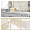 Plastic Drawer Organizer with 9 Clear Stackable Drawers for Desk, Vanity, and Craft Storage 3
