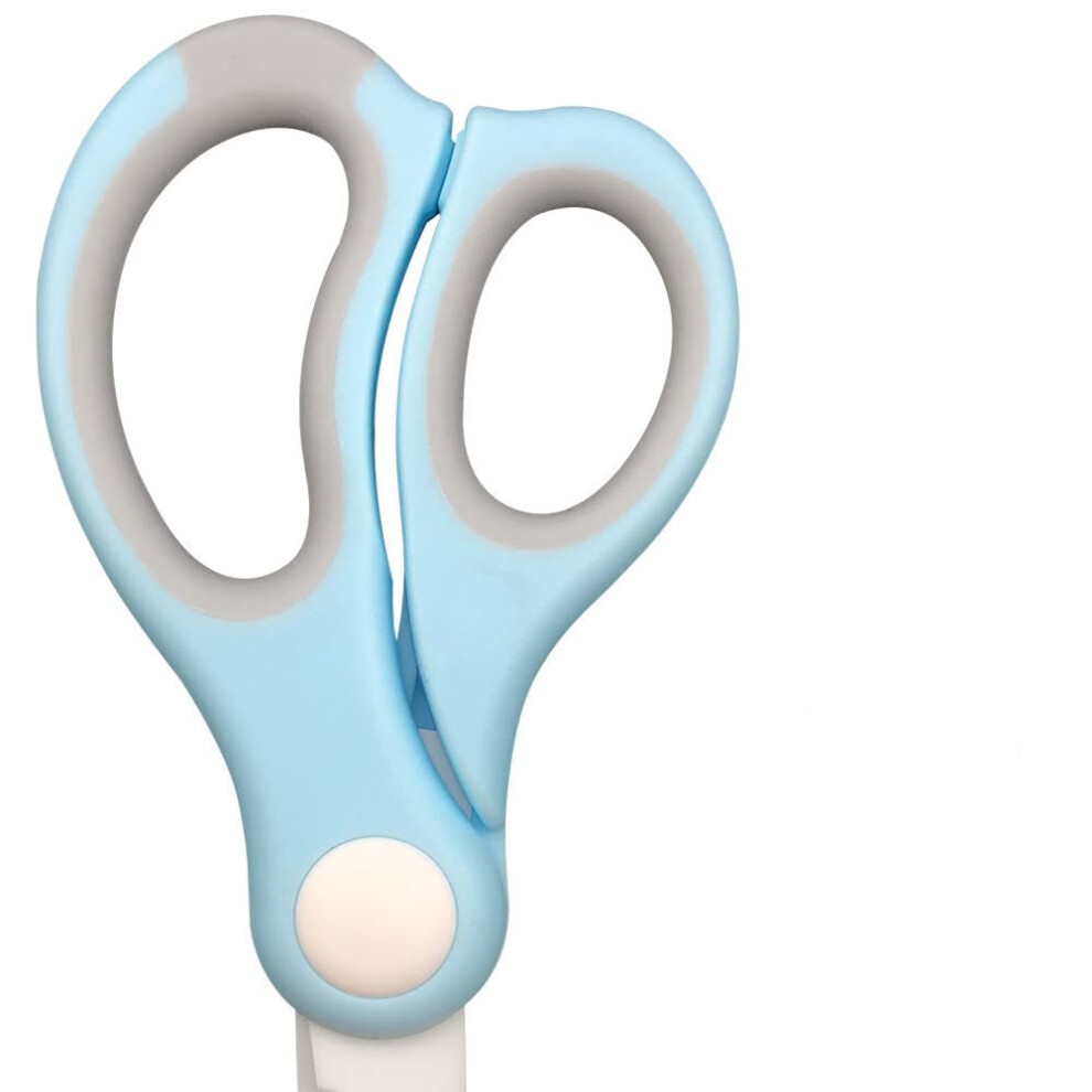 Baby Food Scissors with Safety Ceramic Blades and Cutting Box, BPA  Infant Feeding Scissors