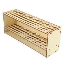 Paint Brush Holder Multi Slot Organizer Rack for Artists with Stable Anti‑Tipping Base and Easy Clean Surface