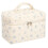 Stylish Multiple Layer Makeup Pouch With Large-blue platycodon 1