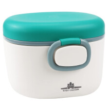 Baby Formula Dispenser with Builtin Scoop Leveller, Portable Milk Powder Container 230g Green for Travel and Home