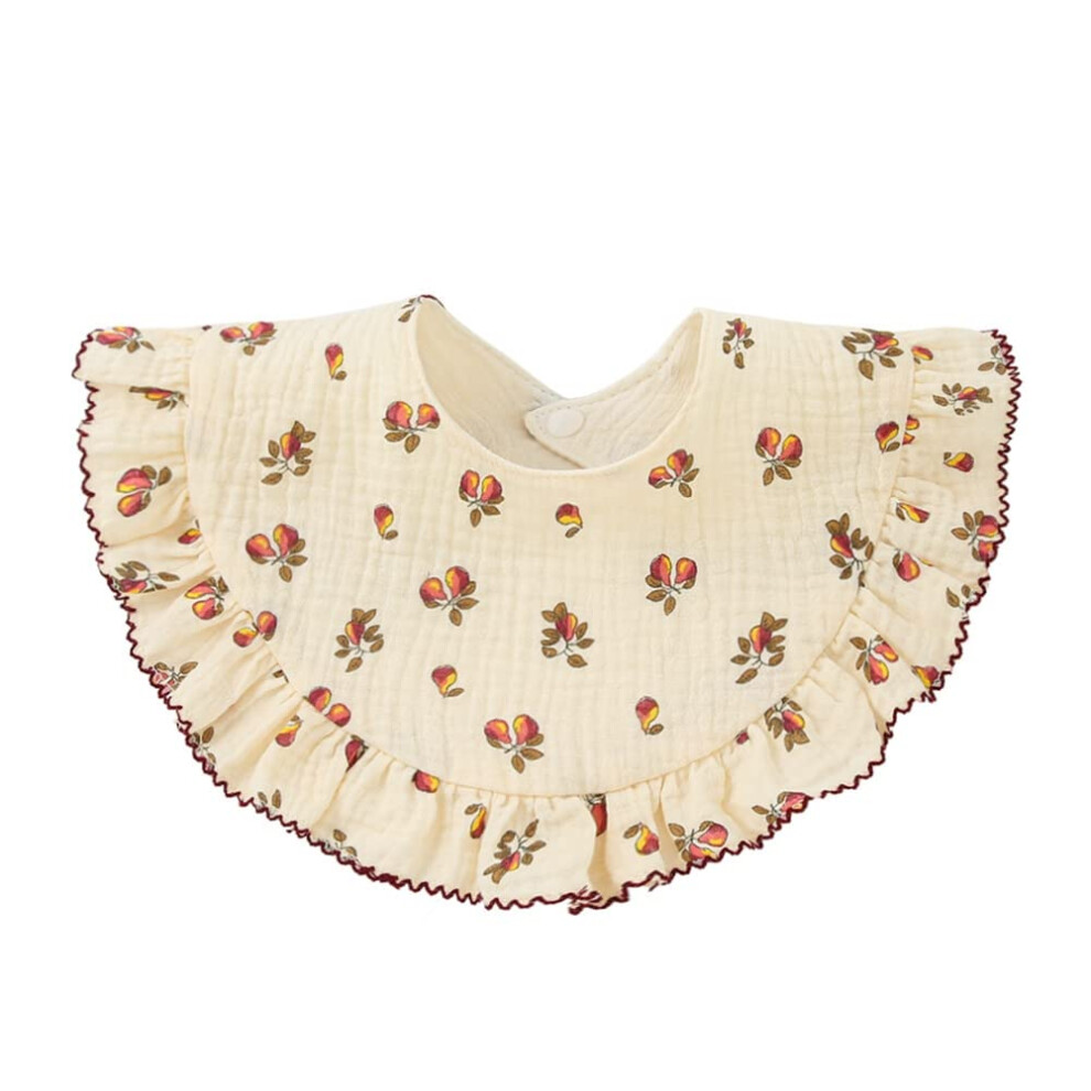 Baby Bandana Bibs Set Hypoallergenic Cotton Muslin Teething Drool Protection for Newborn Unisex Type 17