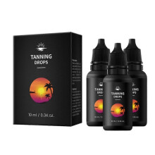 (3pcs) Tanning Oil For Outdoor Beach Sunbathing, Body Tanning Essential Oil Drops, Natural Brown Tone