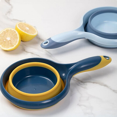 Plastic Water Scoop Long Handle Foldable Bath Ladle Spoon Thickened MultiPurpose for Home Kitchen 1