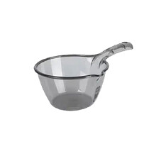 Thickened Green Plastic Water Ladle Set for Kitchen and Bathroom, 2 Pcs Durable Scoop Cup