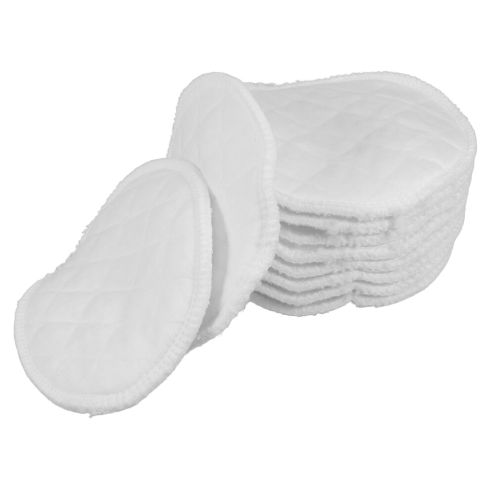 10pcs Reusable Cotton Nursing Pads Soft Absorbent Breastfeeding Pads for Maternity LeakProof Comfort