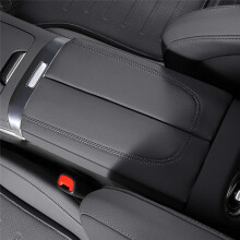 Console Central do Carro Caixa de Apoio de BraçO Almofada de ReforçO Pu GuarniçãO Capa para Glc Classe C W206 C200 X253 Glc300 22-2024,