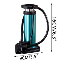 Foot Pump for Bicycles and Motorcycles Portable 120 PSI