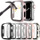 Θήκη υπολογιστή XiHAMA6-Pack συμβατή με Apple Watch Series10 + Προστατευτικό από σκληρυμένο 1