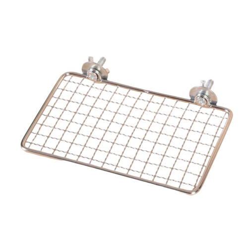 Rectangular Bird Cage Shelf Stand with Stainless Steel Construction Parrots Perch Platform for Small to Large Birds