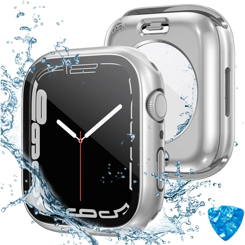 Xihama 2-In-1 Waterproof Case & Screen Protector Compatible With Apple Watch Series 10 46Mm Â Pc Cover + Built-In Tempered Glass 9365509051214