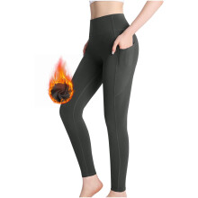 Awdenio Nieuwe Collectie Yoga Broek Dames Stretch Pluche Yoga Leggings Fitness Hardlopen Gym Sport Zakken Actieve Broek
