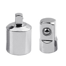 Adapter klucza, adapter nasadki grzechotkowej, konwerter redukcyjny, 1/2" do 1/4", nasadki ze stali nierdzewnej 1/4" do 1/2" do zastosowań