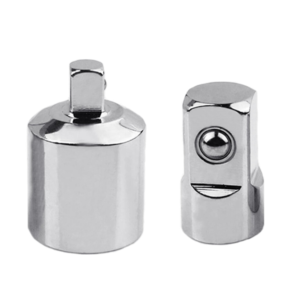 Wrench Adapter Ratchet Socket Adapter Reducer Converter 1/2" To 1/4" 1/4" To 1/2" Stainless Steel Sockets For Construction 9365509054192