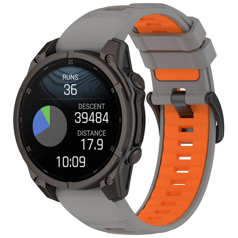 Xihama Compatible With Quatix 8, Tactix 8, Fenix 7/7 Pro, Instinct 2 E, Forerunner 965 Â 20Mm/22Mm/26Mm Quickfit Silicone Watch Band 9365509053560