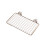 Rectangular Bird Cage Shelf Stand with Stainless Steel Construction Parrots Perch Platform for Small to Large Birds 2
