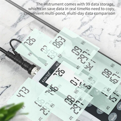 Portable PH Meter AE8601 PH Tester Detector Used in Water Quality Testing Environmental Protection Range 0.0-14.00 1