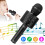 Microfon karaoke Bluetooth wireless 5 în 1, pentru copii 2