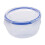 Round PP Airtight Storage Jar, Clear 3