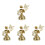 Butterfly Candle Warmer Pillar Stand 4 pcs 3