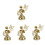 Butterfly Candle Warmer Pillar Stand 4 pcs 4