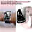 Θήκη υπολογιστή XiHAMA6-Pack συμβατή με Apple Watch Series10 + Προστατευτικό από σκληρυμένο 3