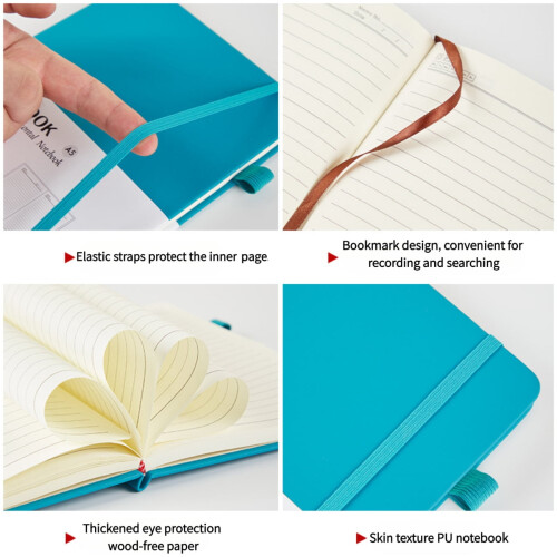A5 Lined Journal Notebook 240 Pages 5.7 x 8.3 Inches 2