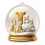 Yellow Crystal Acrylic Christmas Tree Initial Ornament 2