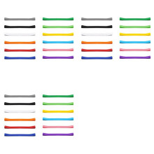 36 Pcs Beach Towel Bands,Elastic Beach Towel Holder,Chair Clips,Multicolor Towel Bands for Beach Chairs Swim Vacation