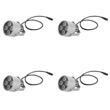 4X 4 Array LEDs Infrared Waterproof Night Vision IR Light Fill Light 12V for Security Camera