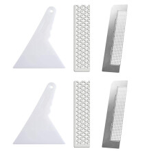4Pcs 5D Diamond Painting Ruler Tool and 1Pc Diamond Painting Fix Tools DIY Diamond Painting Ruler for Diamond Painting