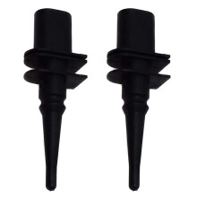 2 Pieza Delantero Trasero Izquierdo Derecho Negro Exterior Sensor de Temperatura Del Aire Del Coche para E46 E90 E91