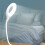 Lâmpada inteligente USB com controle de voz, compatível com Alexa/Google Assistant – Luminária de mesa compacta para casa, escritório e sala de 8