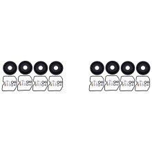 8x for GPZ400R ZX400 GPZ400 GPZ ZX 400 R Motorcycle Carburetor Repair Kit Floating Needle Gasket Air Screw Diaphragm