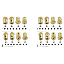 16PCS 5mm a 12mm In Ottone Combinatore Mozzo Ruota Adattatore Esagonale per WPL D12 C14 C24 B14 B24 B16 B36 MN D90
