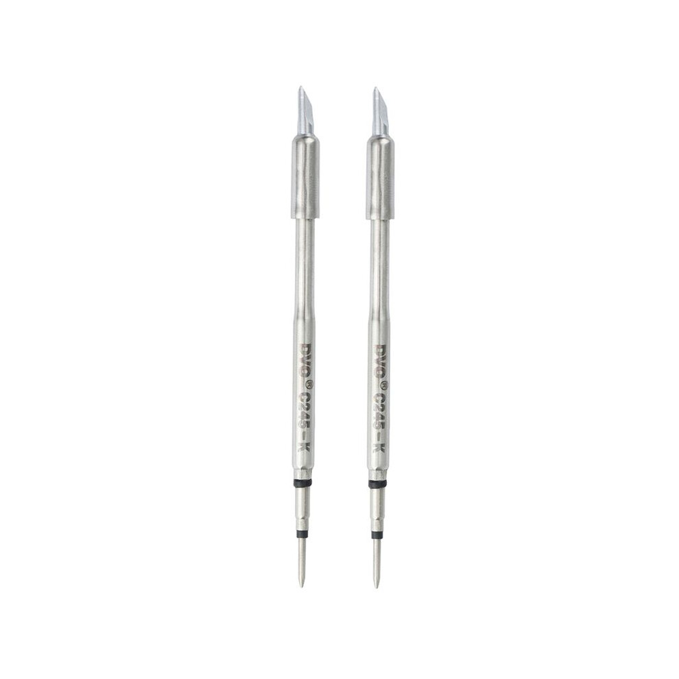 2X Dvo For Jbc C245 Soldering Iron Tips Welding Nozzle Grip Compatible C245-029 C245-030 Solder-Tipped Knife 4712838034183