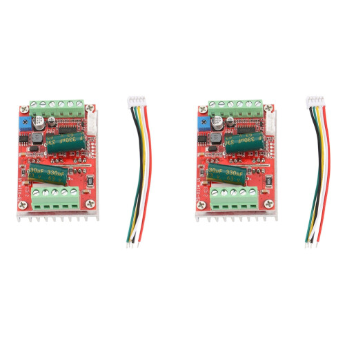 2X DC6-60V 400W BLDC Three Phase  Brushless Motor Controller PWM Hall Motor Control Driver Board 12V 24V 48V